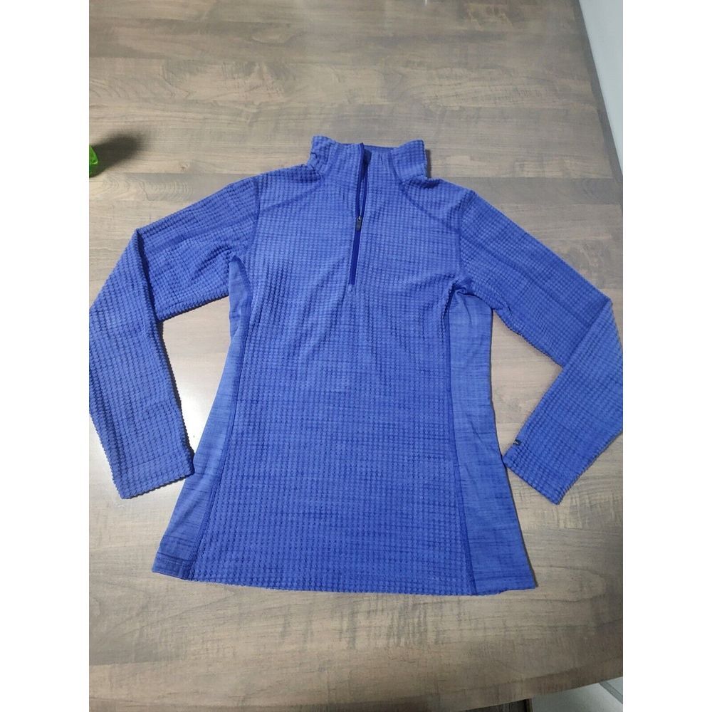 Columbia Blur 1/4 Zip Long Sleeve Shirt Women Small Lightweight Soft Outdoor‎